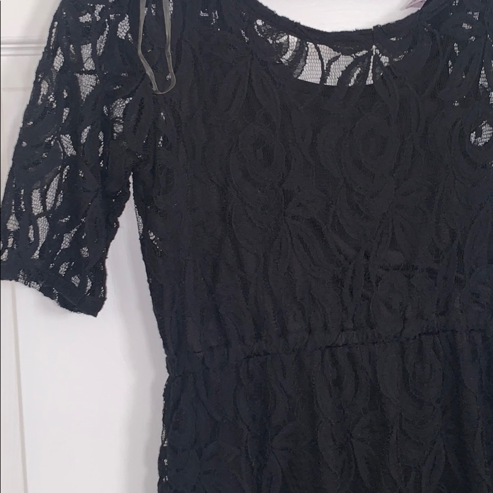 Women’s black lace dress - Picture 3 of 4